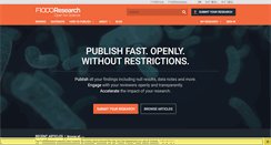 Desktop Screenshot of f1000research.com